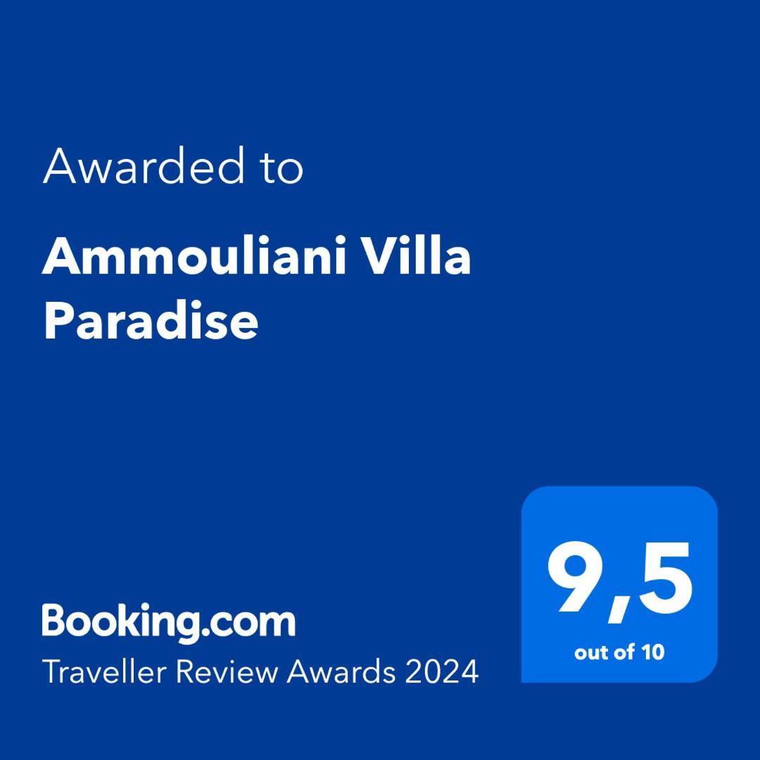 Ammouliani Villa Paradise Exteriér fotografie